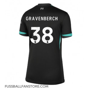 Liverpool Ryan Gravenberch #38 Replik Auswärtstrikot Damen 2024-25 Kurzarm